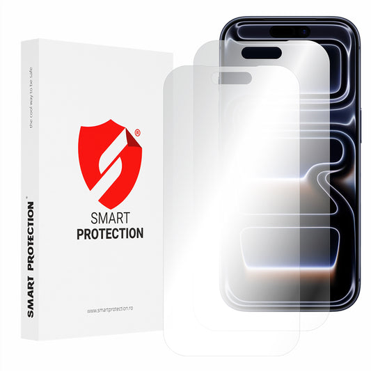 Фолио за защита на екрана Smart Protection Premium Classic за Apple iPhone 17 Pro, Пластмаса, Комплект 2 броя