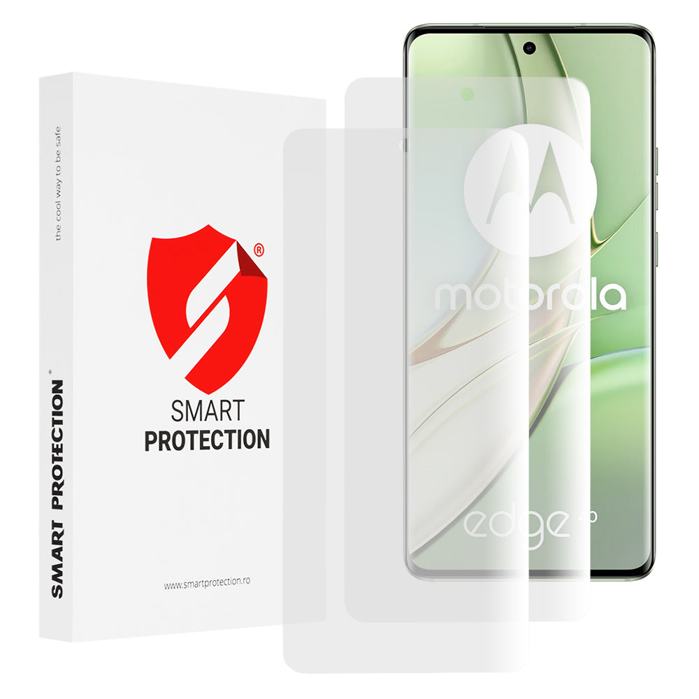 Протектор за екран Smart Protection Premium Classic за Motorola Edge (2023) / Edge 40 Neo / Edge 40, пластмасов, комплект от 2 броя