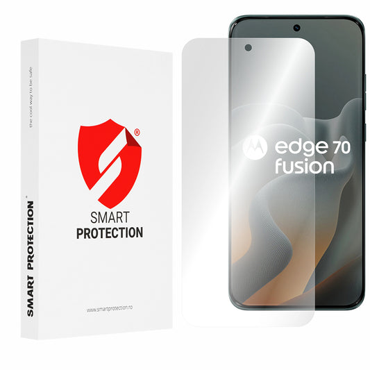 Фолио за защита на екрана Smart Protection Premium Classic за Motorola Edge 70 Fusion, Пластмаса, Комплект 2 броя