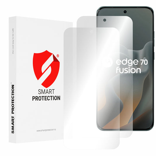 Фолио за защита на екрана Smart Protection Premium Classic за Motorola Edge 70 Fusion, Пластмаса, Комплект 2 броя
