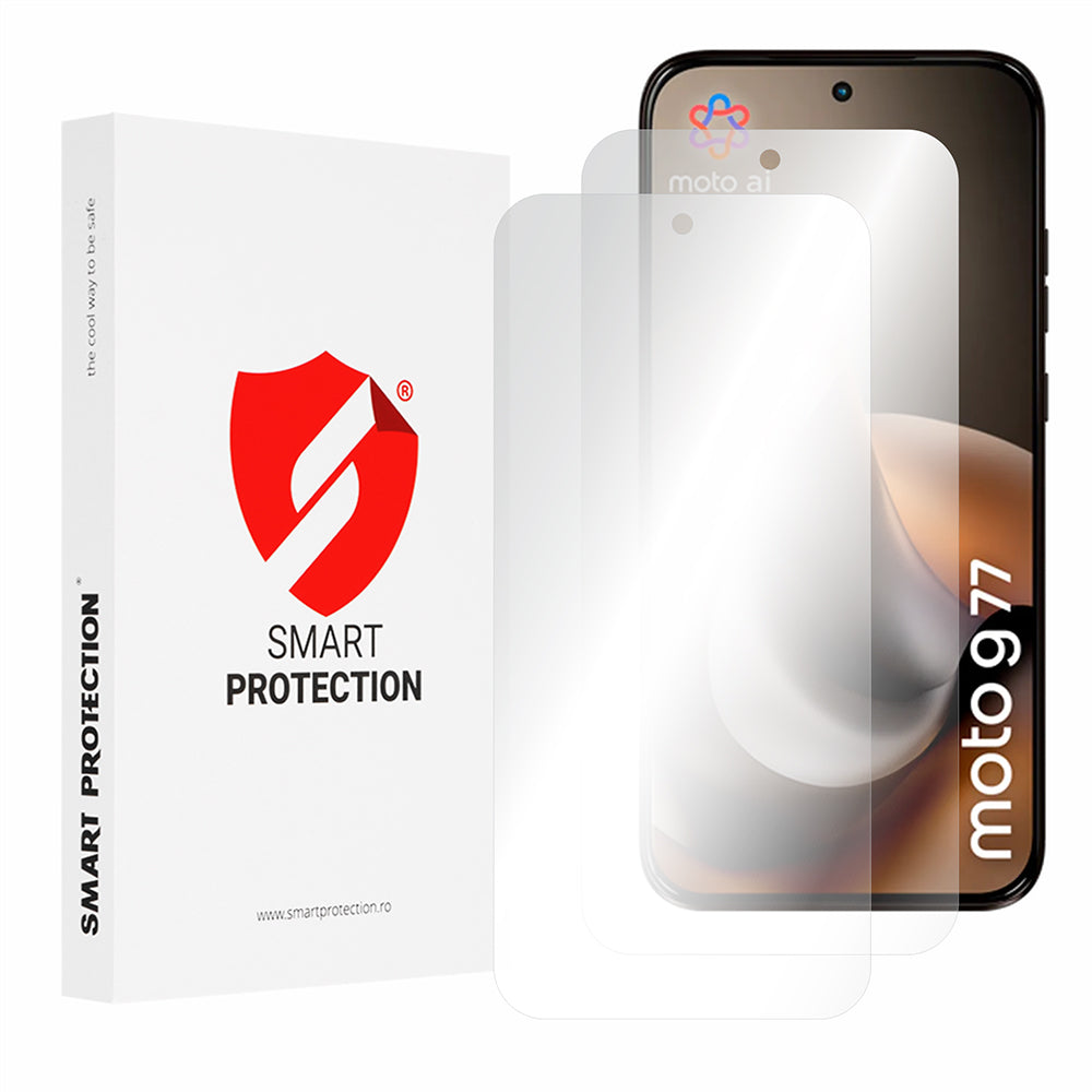Фолио за защита на екрана Smart Protection Premium Classic за Motorola Moto G77, Пластмаса, Комплект 2 броя