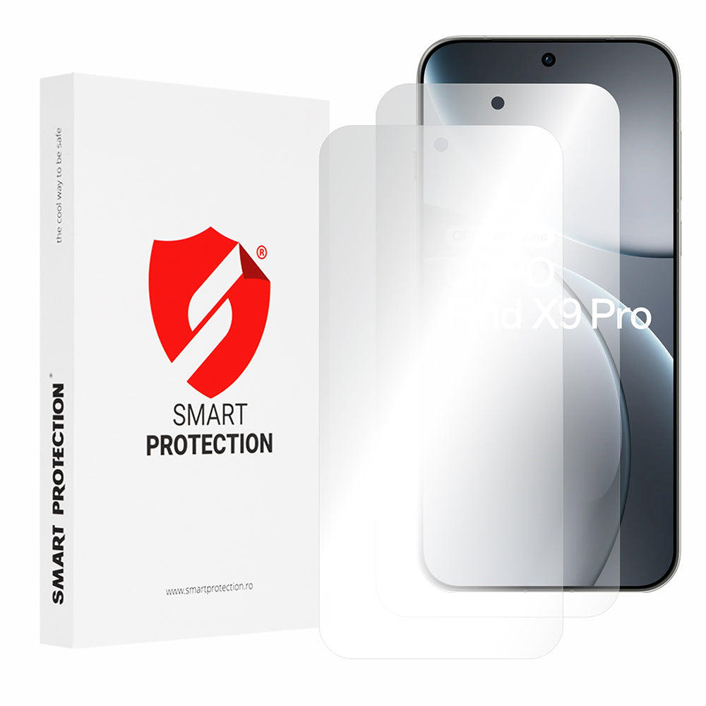 Защитно фолио Smart Protection Premium Classic за Oppo Find X9 Pro, Пластмаса, Комплект 2 броя