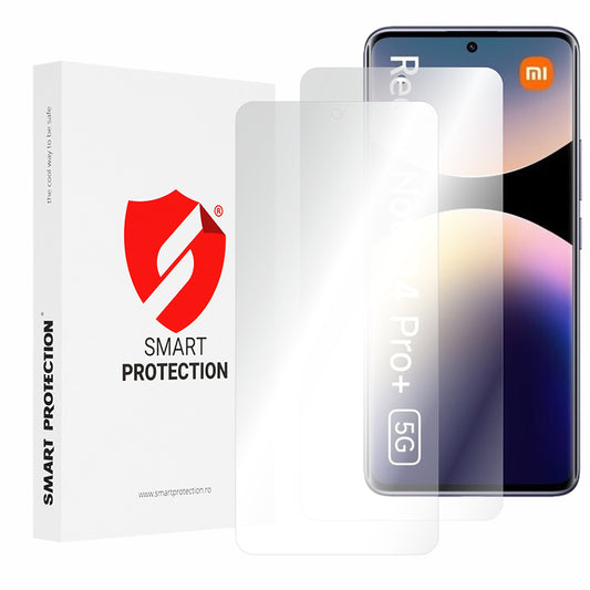 Протектор за екран Smart Protection Premium Classic за Xiaomi Redmi Note 14 Pro+ 5G, пластмасов, комплект от 2 броя
