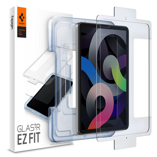 Защитно фолио за екран Spigen GlastR EZ FIT за Apple iPad Air (2022) / Pro 11 (2021) / Air (2020), закалено стъкло, Full Glue AGL02065