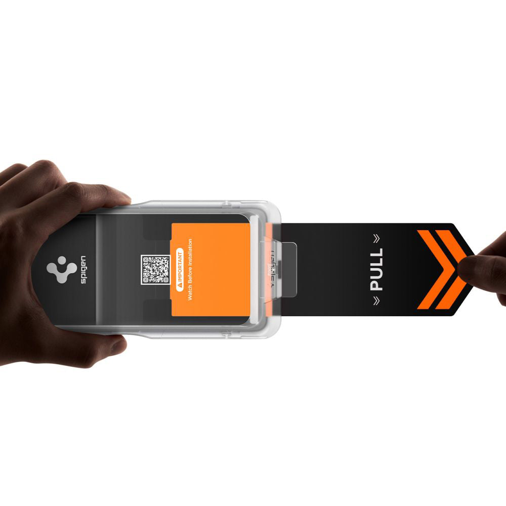 Протектор за екран Spigen GlastR EZ FIT Pro HD за Samsung Galaxy S26 Plus S947, закалено стъкло, Full Glue AGL11086