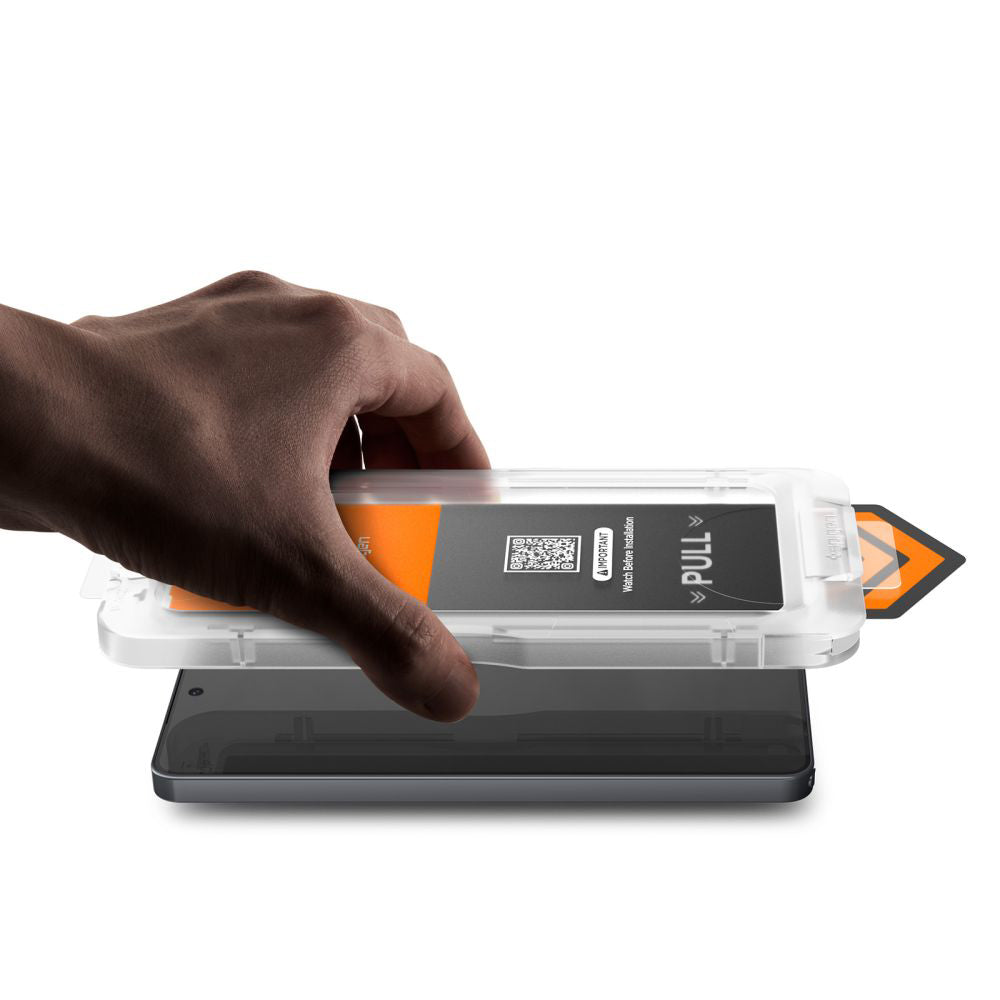 Защитно фолио за екран Spigen GlastR EZ FIT Pro HD за Samsung Galaxy S26 Plus S947, закалено стъкло, пълно залепване, комплект от 2 броя AGL11084