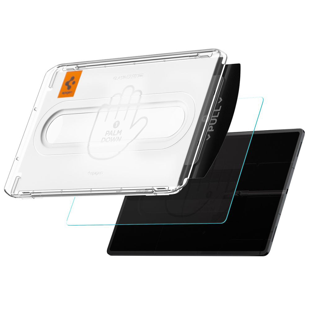 Защитно фолио за екран Spigen GlastR EZ FIT Pro за Samsung Galaxy Tab S11 Ultra, закалено стъкло, Full Glue AGL10200