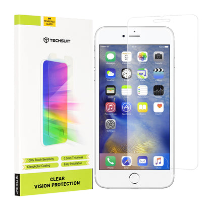 Протектор за екран Techsuit Clear Vision за Apple iPhone 6s Plus / 6 Plus, закалено стъкло, пълно залепване