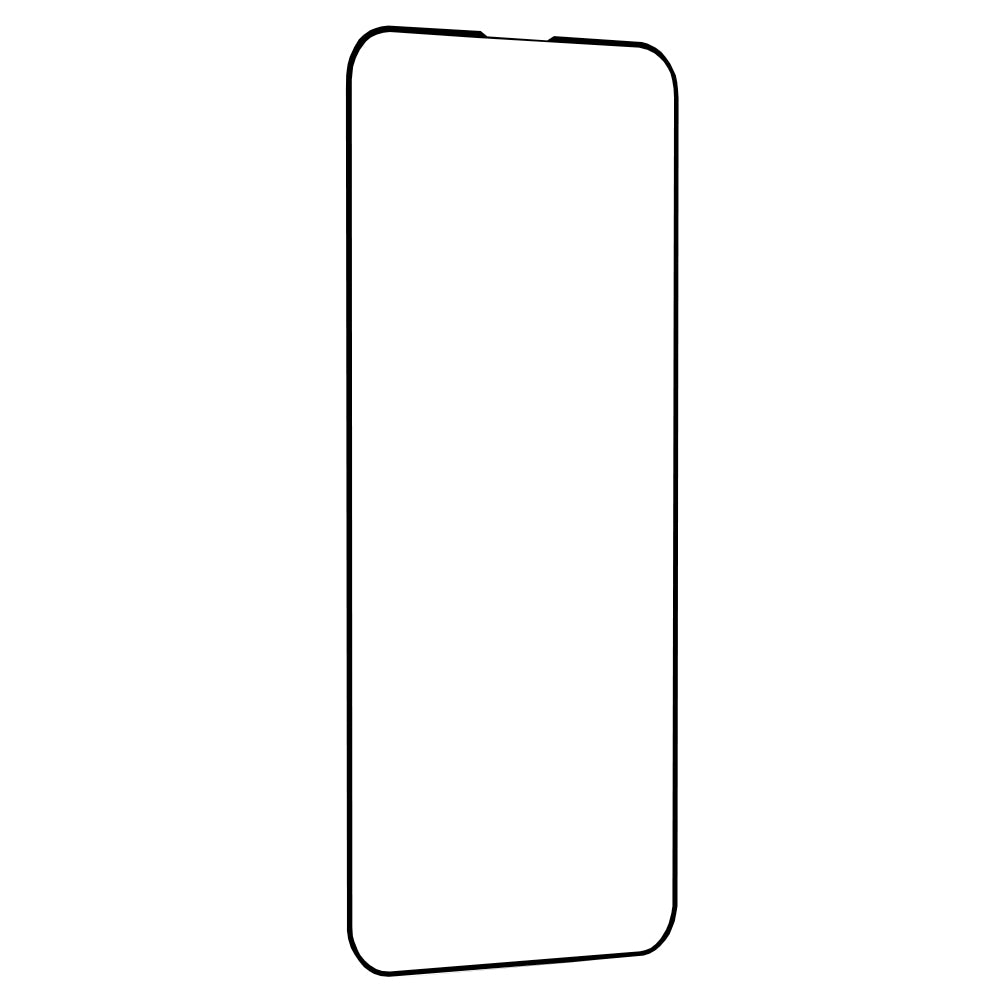 Протектор за екран Techsuit M2 за Apple iPhone 17e / 16e / 14 / 13 Pro, закалено стъкло, пълно залепване, 111D, черен