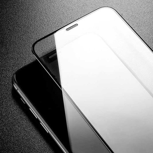 Защитно фолио Techsuit за екран на Apple iPhone 17 Pro Max, закалено стъкло, Full Glue, черно