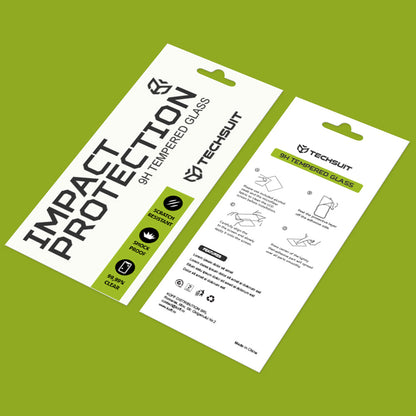 Techsuit Screen Protector Film for Huawei Y9 Prime (2019) / P Smart Z, Tempered Glass, Full Glue, 111D, Black