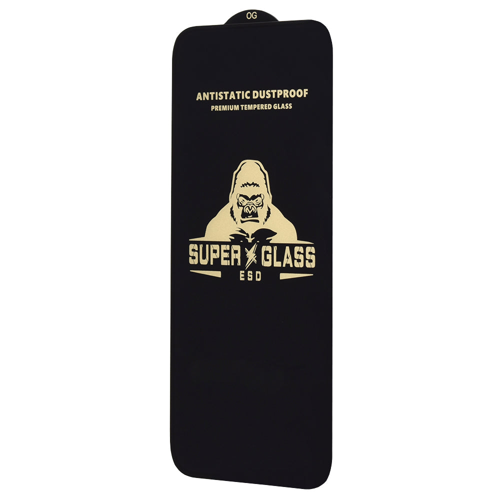 Techsuit Screen Protector Film for Oppo A3 4G / A3 5G, Tempered Glass, Full Glue, Black