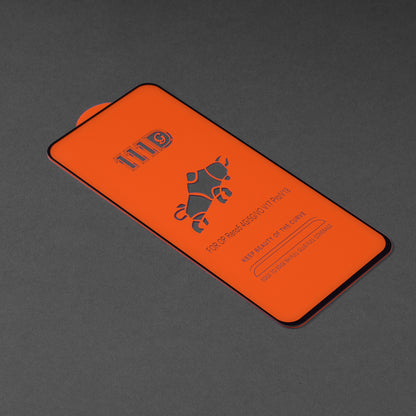 Протектор за екран Techsuit за Oppo Reno6 5G, закалено стъкло, пълно залепване, 111D, черен