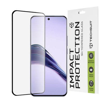 Протектор за екран Techsuit за Realme 13 Pro / 13 Pro+, закалено стъкло, пълно залепване, 111D, черен
