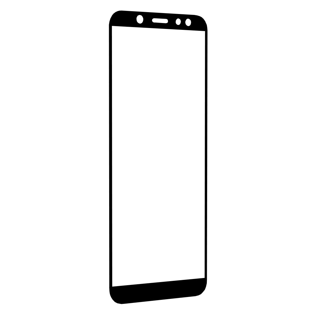 Протектор за екран Techsuit за Samsung Galaxy A6 Plus (2018) A605, закалено стъкло, Full Glue, 111D, черен