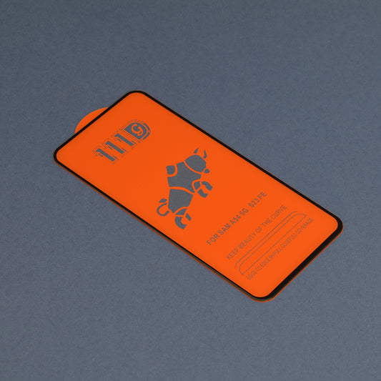 Techsuit Screen Protector Film for Samsung Galaxy S23 FE S711, Tempered Glass, Full Glue, 111D, Black