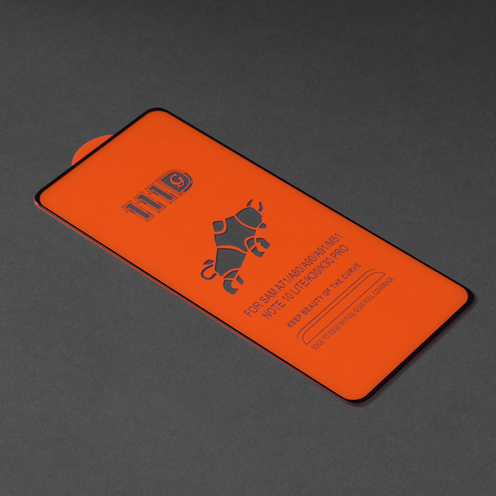 Протектор за екран Techsuit за Xiaomi Redmi Note 12 4G / Poco X5 / Note 12 5G, закалено стъкло, Full Glue, 111D, черен