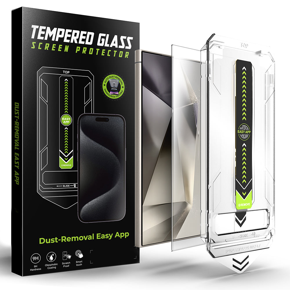 Протектор за екран Techsuit TitanGlass CrystalHD за Samsung Galaxy S24 Ultra S928, закалено стъкло, пълно залепване