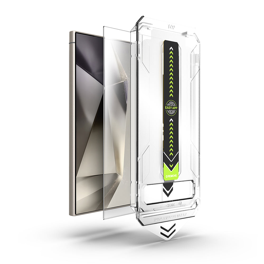 Протектор за екран Techsuit TitanGlass CrystalHD за Samsung Galaxy S24 Ultra S928, закалено стъкло, пълно залепване