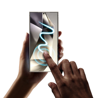 Протектор за екран Techsuit TitanGlass CrystalHD за Samsung Galaxy S24 Ultra S928, закалено стъкло, пълно залепване
