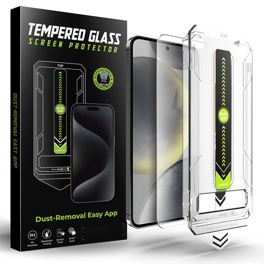 Протектор за екран Techsuit TitanGlass CrystalHD за Samsung Galaxy S25+ S936 / S24+ S926, закалено стъкло, пълно залепване