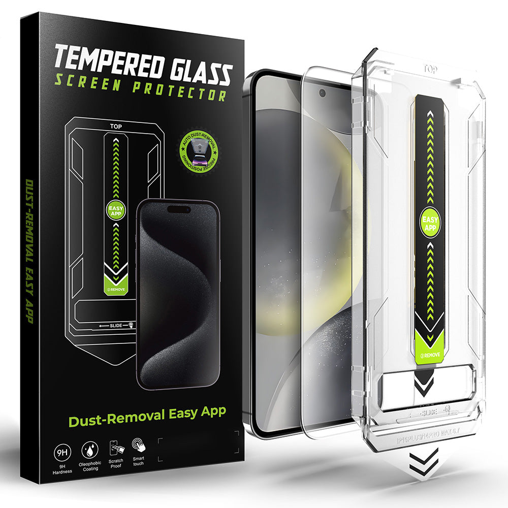 Протектор за екран Techsuit TitanGlass CrystalHD за Samsung Galaxy S25 S931 / S24 S921, закалено стъкло, пълно залепване