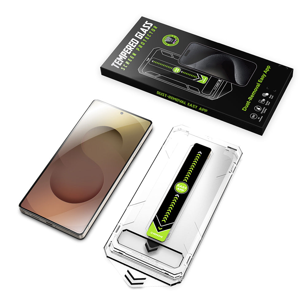 Протектор за екран Techsuit TitanGlass CrystalHD за Samsung Galaxy S25 S931 / S24 S921, закалено стъкло, пълно залепване