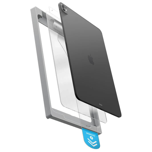Протектор за екран UNIQ Optix Exofit за Apple iPad (2025), закалено стъкло, пълно залепване