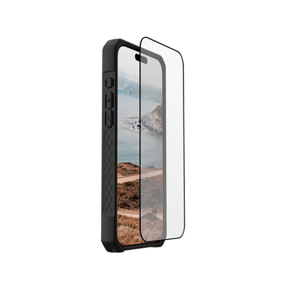 Защитно фолио Urban Armor Gear Shield за Apple iPhone 17 Pro, закалено стъкло, Full Glue, черно