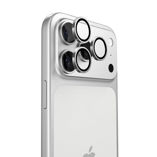 Защитно фолио за задна камера Torras Lensguard за Apple iPhone 17 Pro Max / 17 Pro, закалено стъкло, сребристо