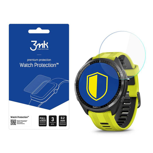 Протекторна фолио 3MK Arc за Garmin Forerunner 965, комплект от 3 броя, пластмаса