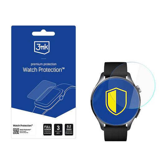 Фолио за защита 3MK Arc за Xiaomi Watch 5, Комплект 3 броя, Пластмаса