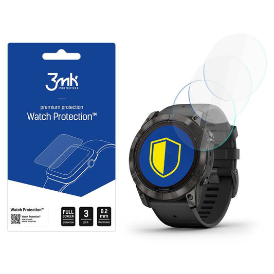 Протекторна фолио 3MK FlexibleGlass за Garmin Fenix 7X Pro Solar, комплект от 3 броя, гъвкаво стъкло
