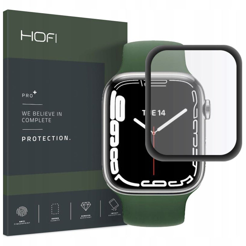 Защитен калъф HOFI PRO+ за Apple Watch 41mm Series, пластмасов, черен HOFI160BLK