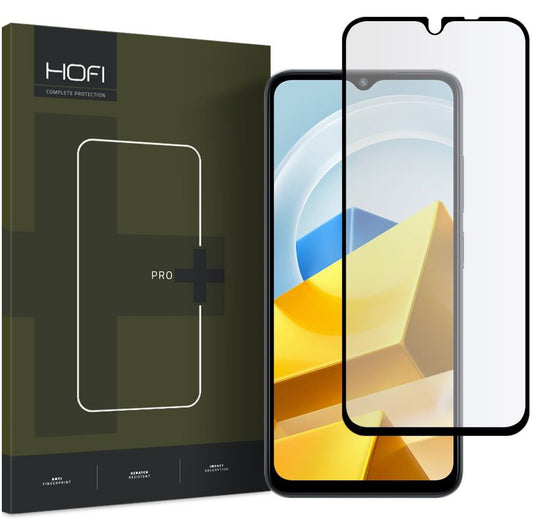 HOFI PRO+ СКРИЙН ПРОТЕКТОР за Xiaomi Poco M5, екранирано стъкло, пълно залепване, черен HOFI281 HOFI281