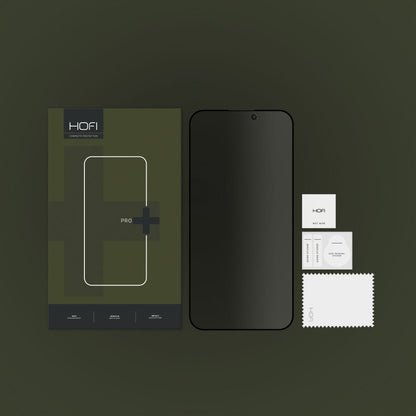 Протектор за екран Privacy HOFI PRO+ за Apple iPhone 14 Pro, закалено стъкло, пълно залепване