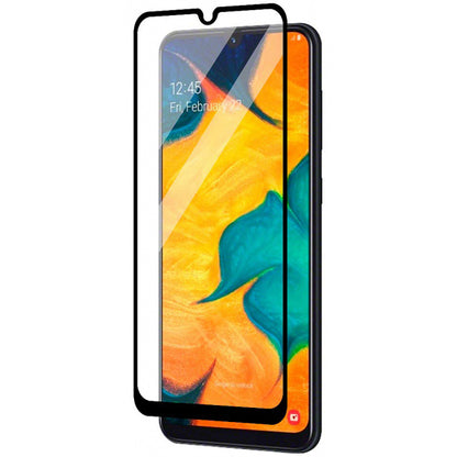 OEM Screen Protector за Huawei P30 lite New Edition / P30 lite, Стъклен протектор, пълно залепване, 6D, черен