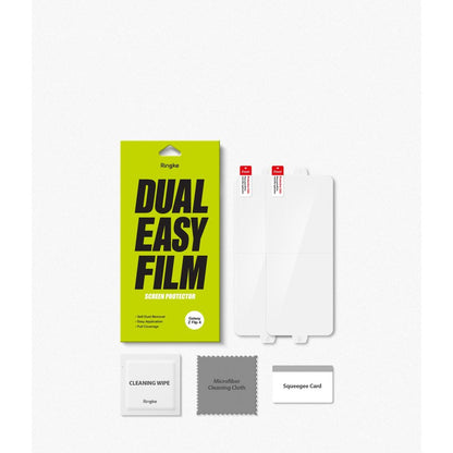 Фолио за защита на вътрешния екран Ringke Dual Easy за Samsung Galaxy Z Flip4 F721, Пластмаса, Комплект 2 броя