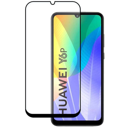 WZK Screen Protector за Huawei Y6p, гъвкаво стъкло, пълно залепване, черен