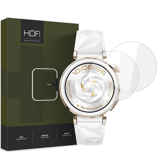 HOFI Glass PRO+ Защитно фолио за Huawei Watch GT 5 Pro 42mm, комплект 2 броя, защитено стъкло 