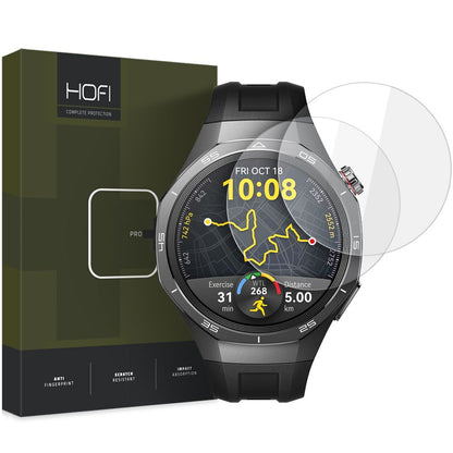 Защитно фолио HOFI Glass PRO+ за Huawei Watch GT 5 Pro 46mm, комплект от 2 части, защитено стъкло 