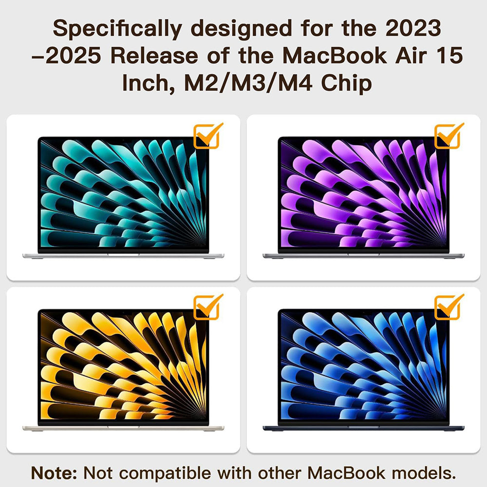 Матово защитно фолио против синя светлина Techsuit VisionProX за Apple MacBook Air M3 15inch (2024) / Air M2 15inch (2023), Пластмаса
