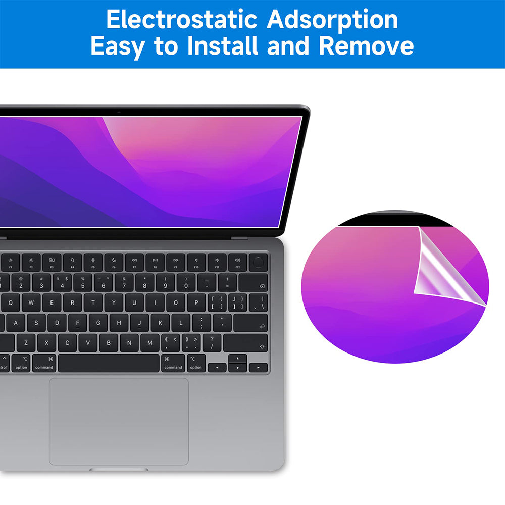 Матово защитно фолио против синя светлина Techsuit VisionProX за Apple MacBook Pro 13inch (2022) / (2020) / (2019) / (2018) / (2016), Пластмаса