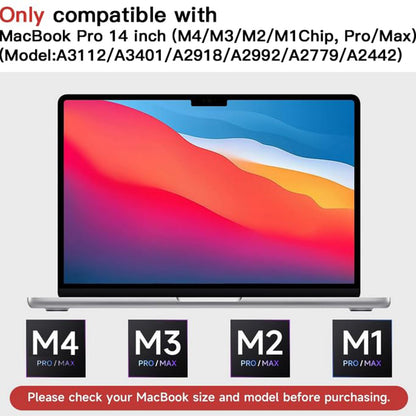 Матово защитно фолио против синя светлина Techsuit VisionProX за Apple MacBook Pro 14inch (2024), Пластмаса