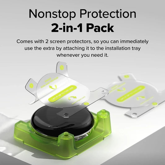Folie Protectie Ringke Dual Easy Pro за Google Pixel Watch 4 45mm, Комплект 2 броя, Пластмаса