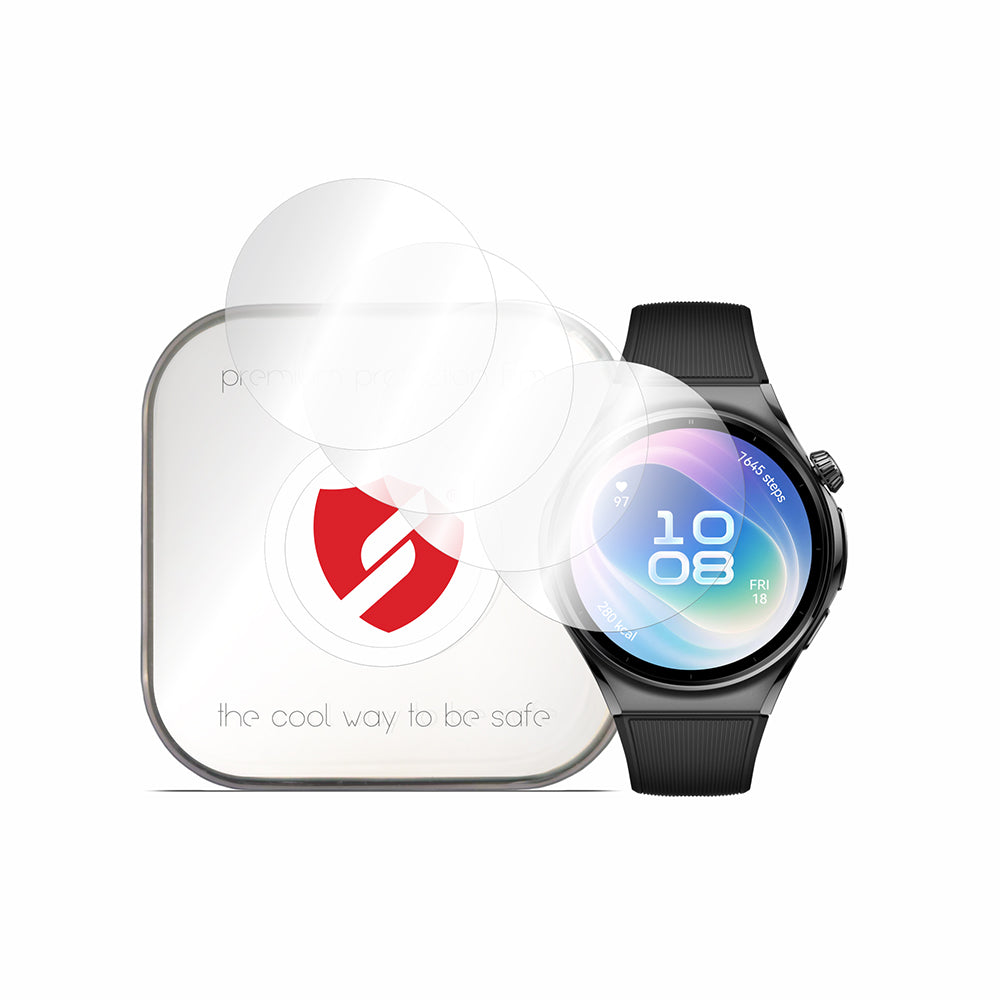 Smart Protection Premium Classic Screen Protector for Huawei Watch 6 46mm, Plastic, Set of 4