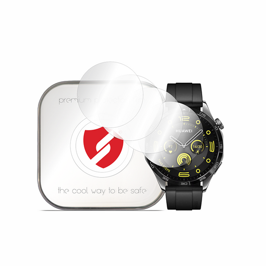 Протекторна фолио Smart Protection Premium Classic за Huawei Watch GT 4 46mm, комплект от 4 броя, пластмаса