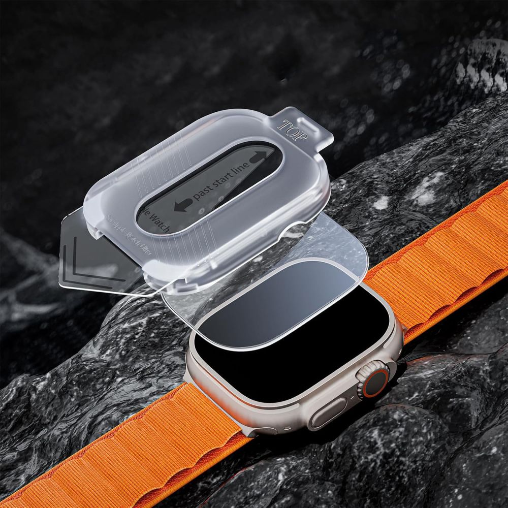 Tech-Protect Supreme Комплект защитно фолио за Apple Watch Ultra Series, комплект от 2 части, със защита от стъкло 