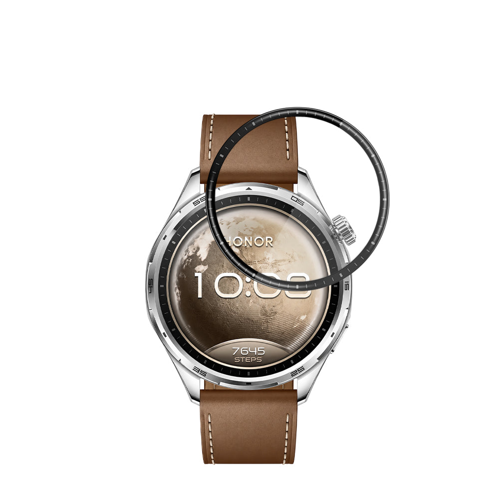 Протекторна фолио Techsuit Nano Flex за Honor Watch 6, пластмасова, комплект от 2 броя, черна