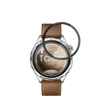 Протекторна фолио Techsuit Nano Flex за Honor Watch 6, пластмасова, комплект от 2 броя, черна